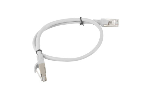 PATCHCORD KAT.5E UTP 0.5M SZARY FLUKE PASSED LANBERG