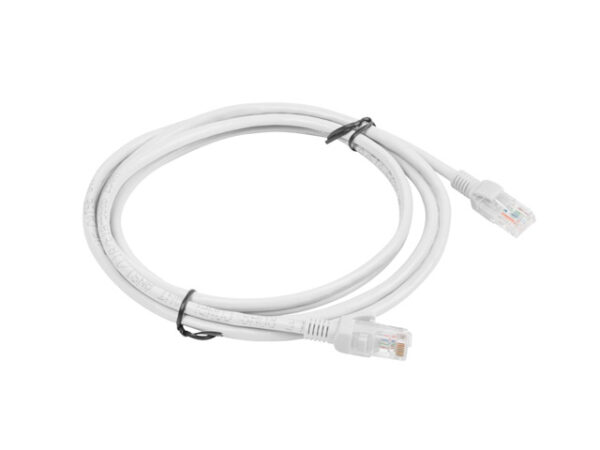 PATCHCORD KAT.5E UTP 2M SZARY FLUKE PASSED LANBERG