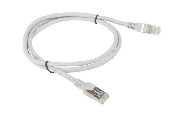 PATCHCORD KAT.5E FTP 1M SZARY FLUKE PASSED LANBERG