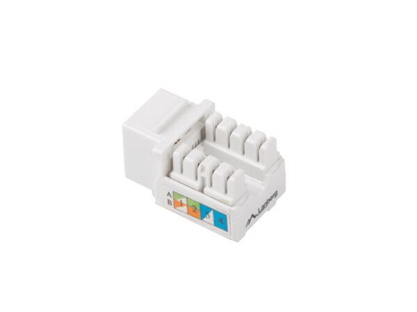 MODUŁ KEYSTONE GNIAZDO RJ45->LSA KAT.5E UTP 90° DO PUSZKI MONTAŻOWEJ LANBERG
