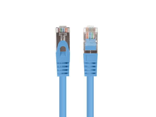 PATCHCORD KAT.6 FTP 0.25M NIEBIESKI FLUKE PASSED LANBERG