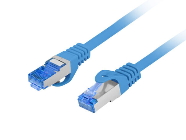 PATCHCORD KAT.6A S/FTP LSZH CCA 20M NIEBIESKI FLUKE PASSED LANBERG