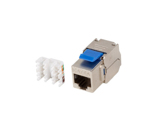 MODUŁ KEYSTONE GNIAZDO BEZNARZĘDZIOWY RJ45 KAT.6A FTP LANBERG