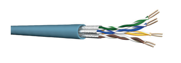 Draka Kabel Instalacyjny UC500 S23 Kat.6A U/FTP 4P LSHF AWG23/1, CPR Dca - 500m Bęben (Niebieski)